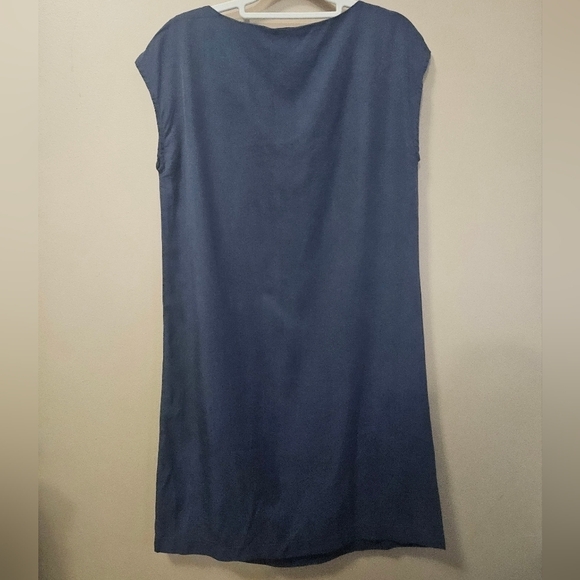 Sosie Sosie Montreal Navy Blue Dress Women's Size M Straight Cut - Picture 2 of 3